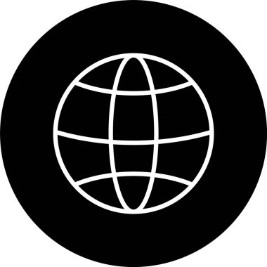 Dünya Satırı Tersine Döndürülmüş Simge