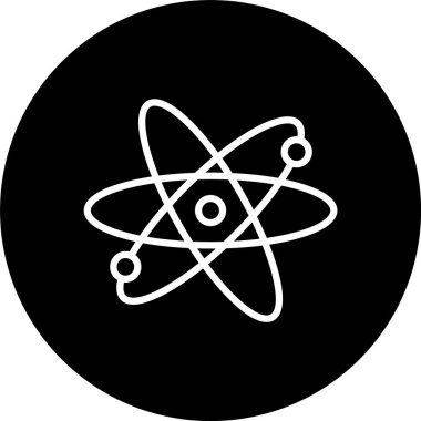 Nükleer Güç Sembol Çizgisi Tersine Çevrilmiş Simge