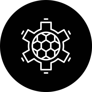 Futbol Satırı Tersine Çevrilmiş Simge