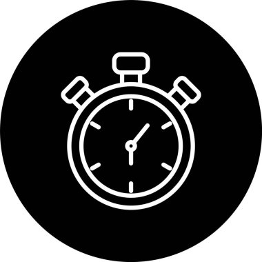 Kronometre Satırı Tersine Çevrilmiş Simge