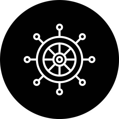 Dümen Satırı Tersine Çevrilmiş Simge