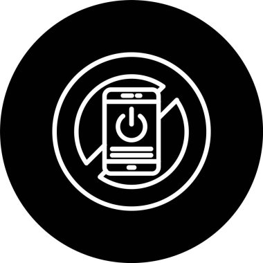 Akıllı Telefon Satırı Tersine Çevrilmiş Simge