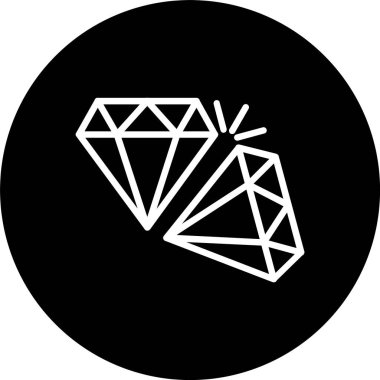 Elmas Satırı Tersine Çevrilmiş Simge