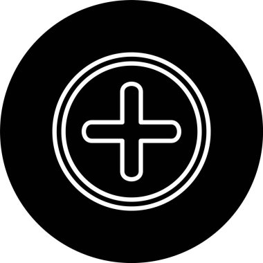 Artı Satır Tersine Çevrilmiş Simge