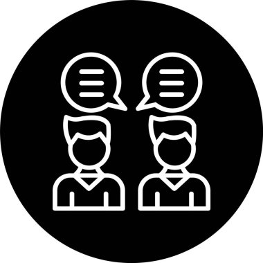 Fikir Satırı Tersine Çevrilmiş Simge