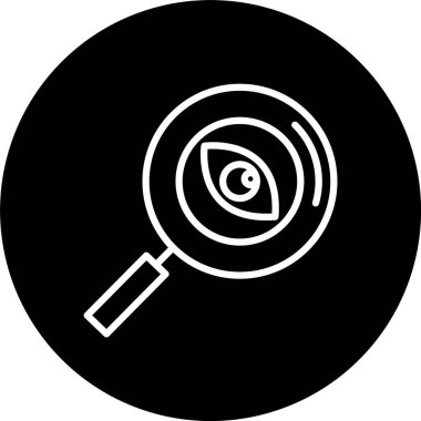 Göz Deneme Satırı Tersine Çevrilmiş Simge