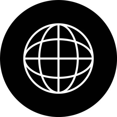 Dünya Satırı Tersine Döndürülmüş Simge