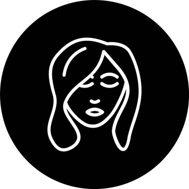 Güzellik Tedavi Satırı Tersine Çevrilmiş Simge