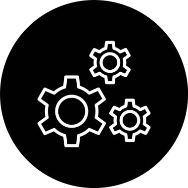 Mekanik Satır Tersine Çevrilmiş Simge