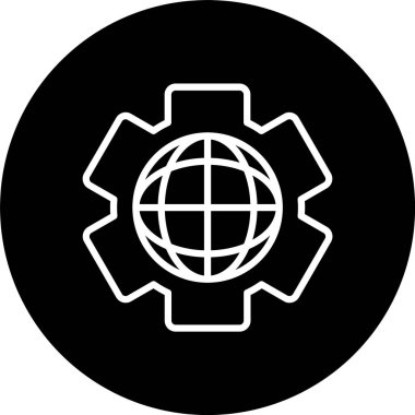 Dünya Çizgisi Tersine Çevrilmiş Simge