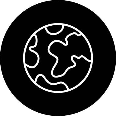 Dünya Çizgisi Tersine Çevrilmiş Simge