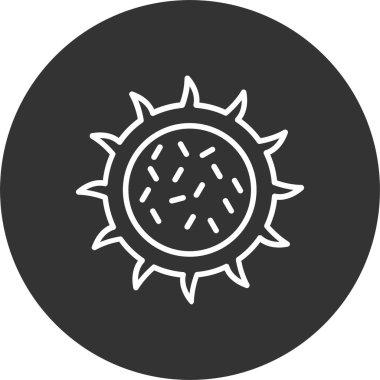 Ejder Meyvesi Satırı Tersine Çevrilmiş Simge