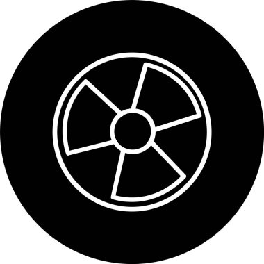 Radyo Etkin Satır Tersine Döndürülmüş Simge