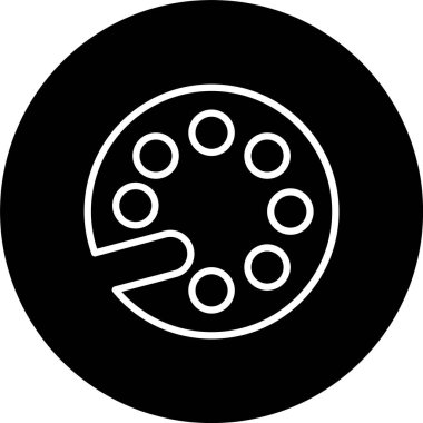 Boya Çizgisi Tersine Çevrilmiş Simge