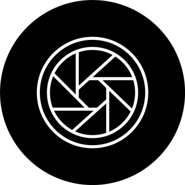 Diyafram Satırı Tersine Çevrilmiş Simge