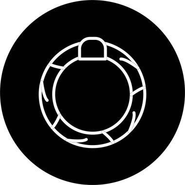 Scrunchie Satırı Tersine Çevrilmiş Simge