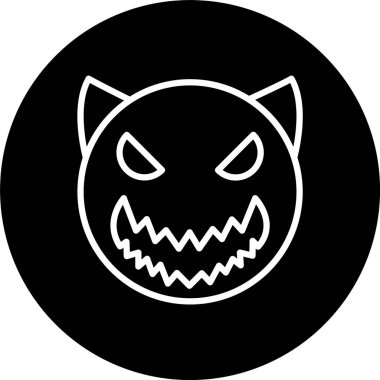 Şeytani Satır Tersine Çevrilmiş Simge