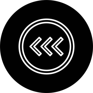 Hızlı Ters Ok Satırı Tersine Çevrilmiş Simge