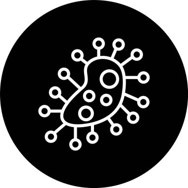 Bakteri Çizgisi Tersine Çevrilmiş Simge