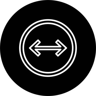 Sol Sağ Ok Satırı Tersine Çevrilmiş Simge