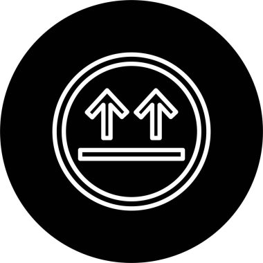 Bu Yan Ok Satırı Tersine Çevrilmiş Simge