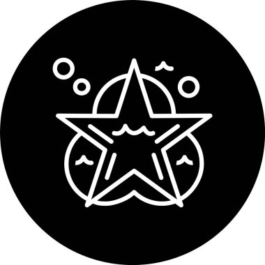 Denizyıldızı Çizgisi Tersine Çevrilmiş Simge