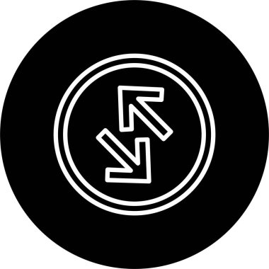 Exchang Ok Satırı Tersine Çevrilmiş Simge