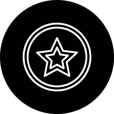 Yıldız Satırı Tersine Döndürülmüş Simge