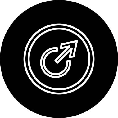 Ok Satırından Çık Tersine Çevrilmiş Simge