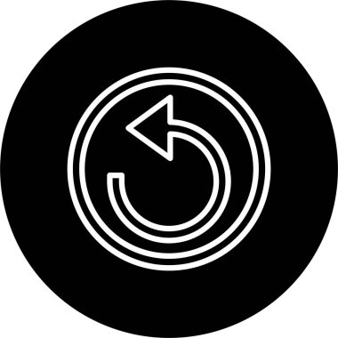 Ok Satırı Yeniden Yükleniyor Tersine Çevrilmiş Simge