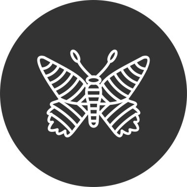 Kelebek Hattı Tersine Çevrilmiş Simge