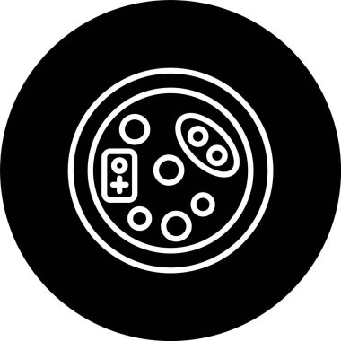 Tıbbi Test Satırı Tersine Çevrilmiş Simge