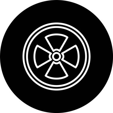 Radyasyon Çizgisi Tersine Çevrilmiş Simge