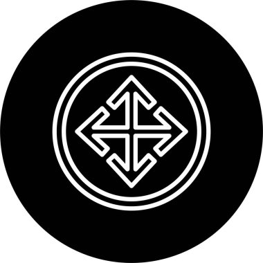 Hareket Oku Satırı Tersine Çevrilmiş Simge