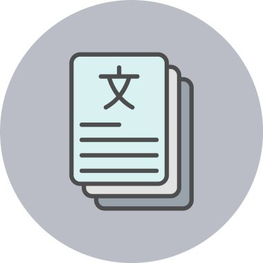 Flash Kart Satırı Dolu Çember Simgesi