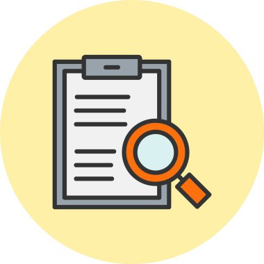 Dosya Hikayeleri Satırı Dolu Çember Simgesi