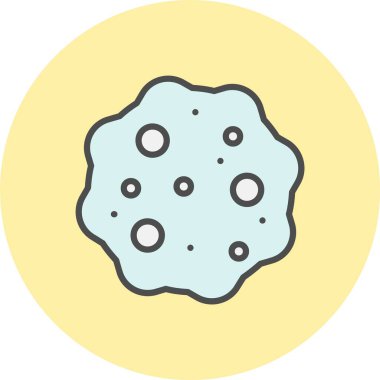 Çerez Satırı Dolu Çember Simgesi