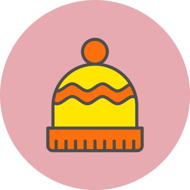 Fasulye Satırı Dolu Çember Simgesi