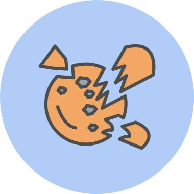 Yok Olan Satır Dolu Çember Simgesi