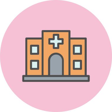 Klinik Satırı Dolu Çember Simgesi