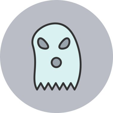 Hayalet Satırı Dolu Çember Simgesi