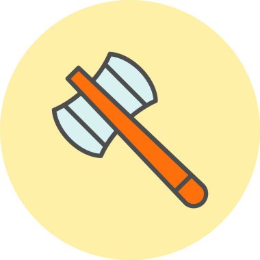 Axe Satırı Dolu Çember Simgesi