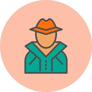 Kriminal Satır Dolu Çember Simgesi