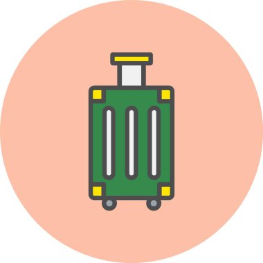 Bagaj Satırı Dolu Çember Simgesi