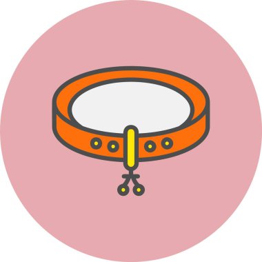 Choker Satırı Dolu Çember Simgesi