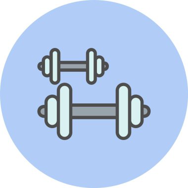 Dambıl Satırı Dolu Çember Simgesi