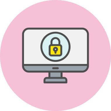 Satır Dolu Çember Simgesini Kilitle