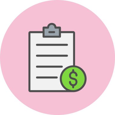 Planlama Satırı Dolu Çember Simgesi