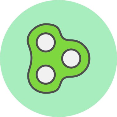 Hücre Satırı Dolu Çember Simgesi