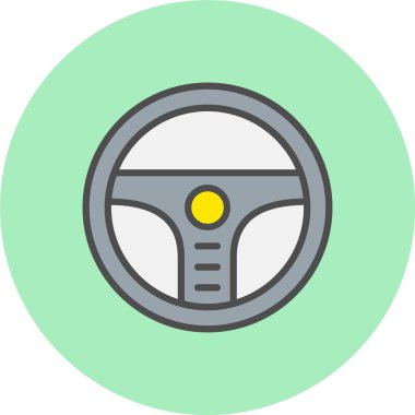 Direksiyon Hattının Dolu Çember Simgesi